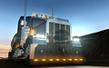 Trucking at dusk